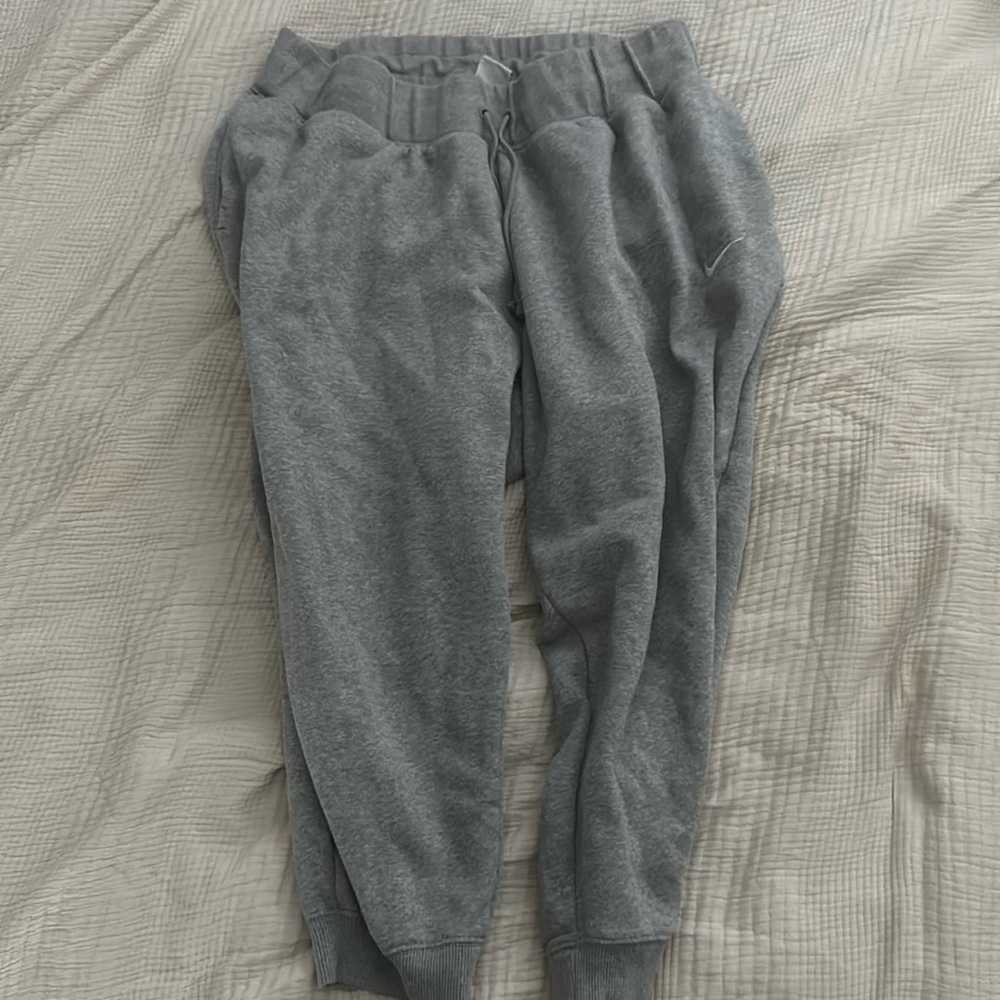 nike grey drawstring joggers